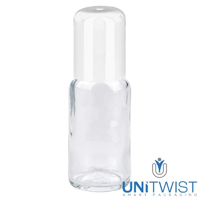 Bild 20ml Roll-On Flasche weiss STD ClearLine UT18/20